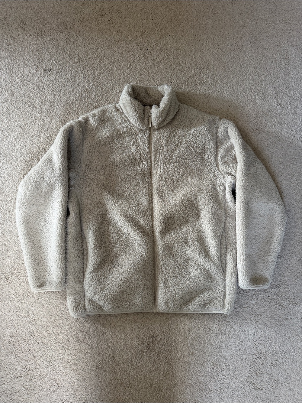 Uniqlo Plush Cream Sherpa Jacket (XL)